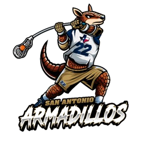 San Antonio Armadillos youth lacrosse club team logo