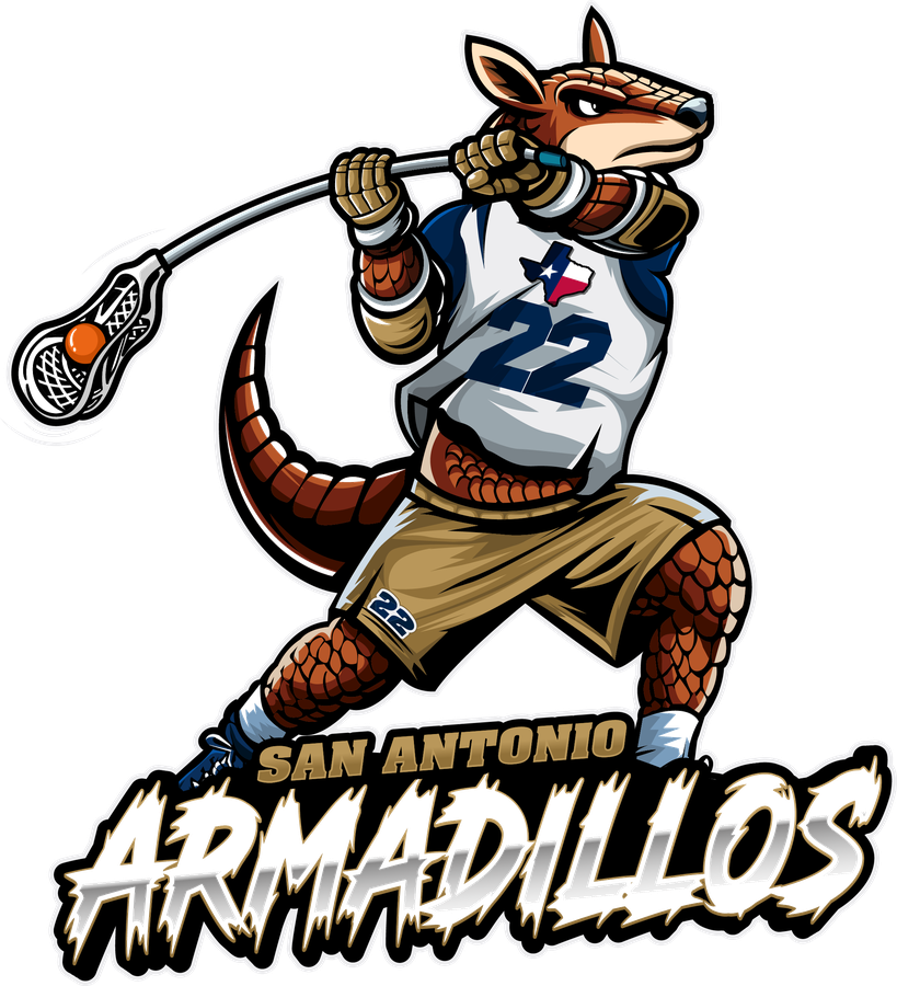 San Antonio Armadillos lacrosse club logo