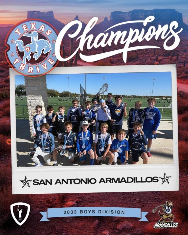 SA Armadillos 5th/6th grade tournament championship, Fall 2025
